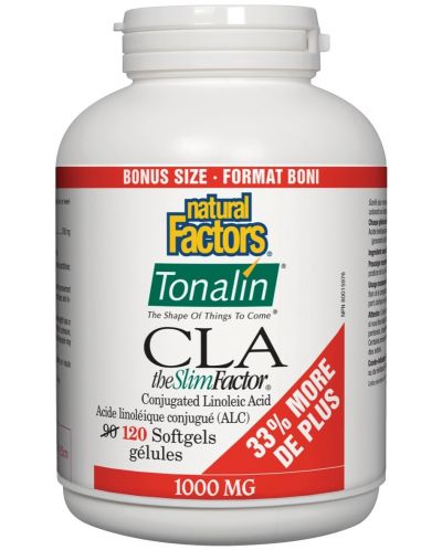 Tonalin CLA, 120 капсули, Natural Factors - 1