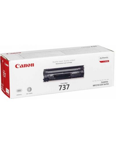 Тонер касета Canon - CRG-737, за i-SENSYS MF210/220, черна - 1