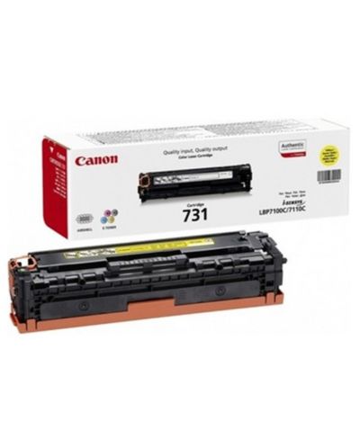 Тонер касета Canon - CRG-731, за i-SENSYS LBP7100C/7110C, жълта - 1