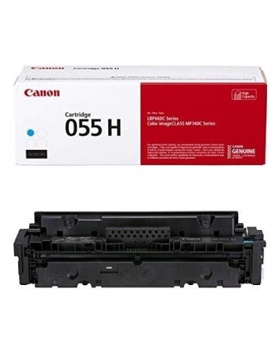 Тонер касета Canon - CRG-055H C, за LBP66x/MF74x, Cyan - 1