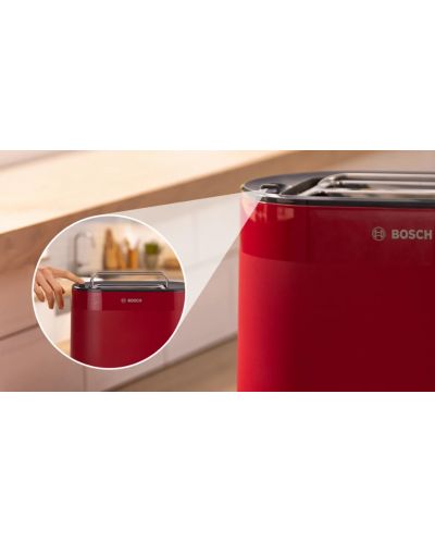 Тостер Bosch - MyMoment, 950W, 6 степени, червен - 5