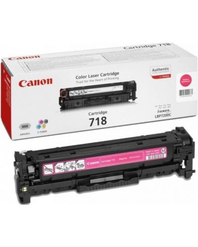 Тонер касета Canon - CRG-718, за i-SENSYS LBP7200, magenta - 1