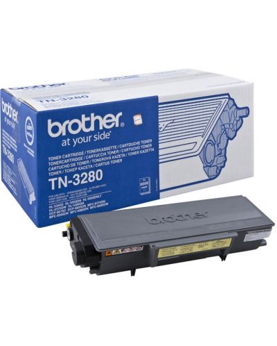 Тонер касета Brother - TN-3280, за HL-5340/MFC-8370, черна - 1