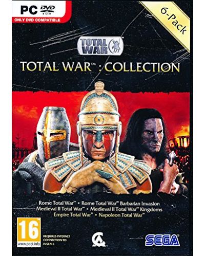 Total War: 6 Game Collection (Rome+Barbarian/Medieval II+Kingdoms/Empire/Napoleon) (PC)