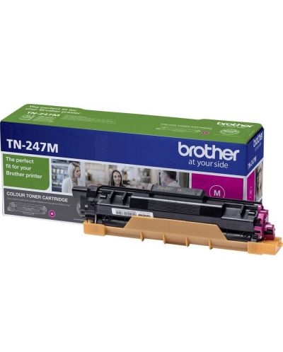 Тонер касета Brother - TN-247BK, за DCP-L3510CDW, Magenta - 1