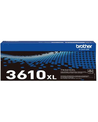 Тонер касета Brother - TN-3610XL, черна - 4