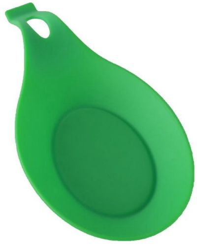 Топлоустойчива подложна лъжица Morello - 19.5 x 9.5 cm, зелена - 1