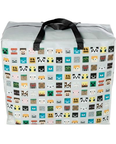 Торба за съхранение Puckator - Minecraft Faces, 74 l - 2
