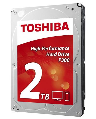 Твърд диск Toshiba - P300, 2TB, 7200 rpm, 3.5'' - 1