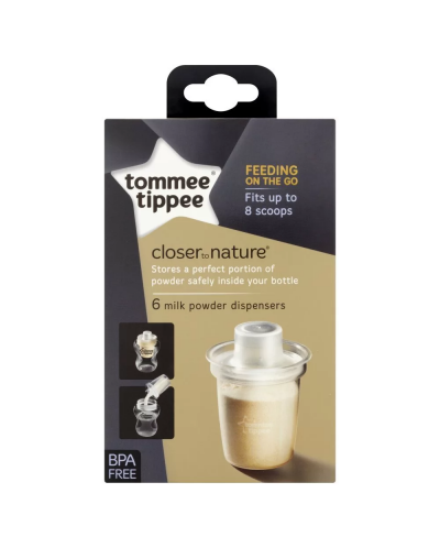 Tommee Tippee Комплект диспенсъри за адаптирано сухо мляко, 6 бр - 9