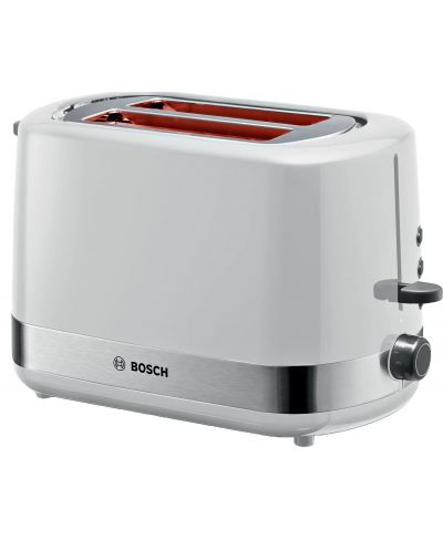 Тостер Bosch - TAT6A511, 800 W, 5 степени, бял - 1