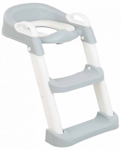 Тоалетна седалка със стълба KikkaBoo - Lea Grey - 1
