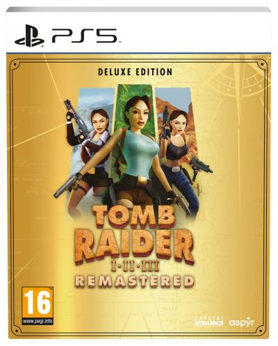 Tomb Raider I-III Remastered - Deluxe Edition (PS5) - 1