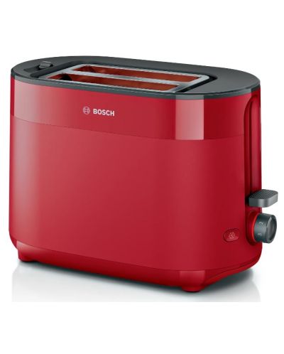 Тостер Bosch - MyMoment, 950W, 6 степени, червен - 1