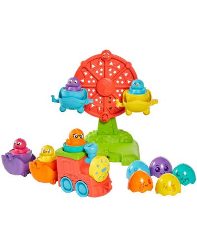 Детска играчка 2 в 1 Tomy Toomies - Приключенският влак - 1