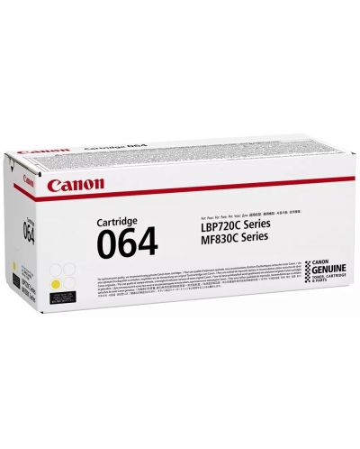 Тонер касета Canon - CRG-064, за i-SENSYS MF832C/LBP722C, жълта - 1