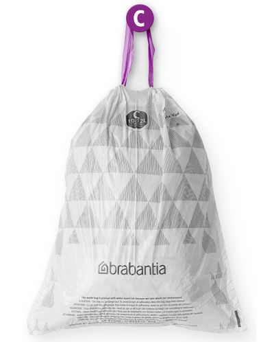 Торба за кош Brabantia - PerfectFit, размер C, 10-12 l, 10 броя - 5