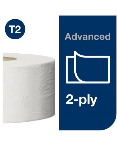Тоалетна хартия Tork - Soft Mini Jumbo Advanced, Т2, 12 x 170 m - 4