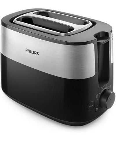 Тостер Philips - Daily Collection HD2516/90, 830W, 8 степени, черен - 3