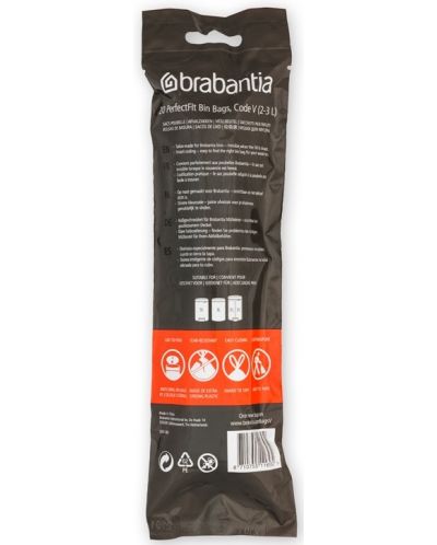 Торба за кош Brabantia - PerfectFit, размер V, 3 l, 20 броя - 2