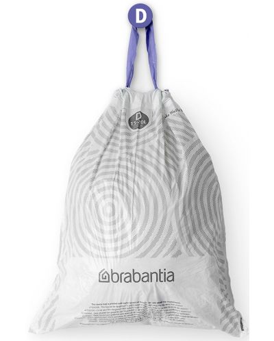 Торба за кош Brabantia - PerfectFit, размер D, 15-20 l, 10 броя - 5