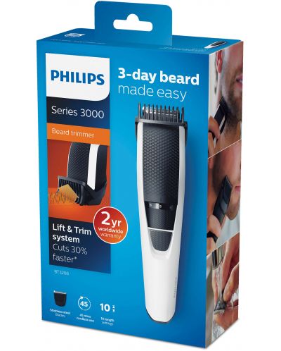 Тример за брада Philips Series 3000 BT3206/14 - 9