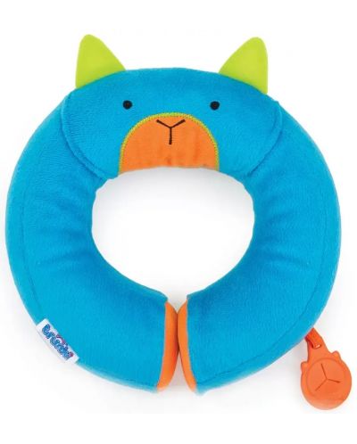 Мека възглавничка за път Trunki - Blue Bert
