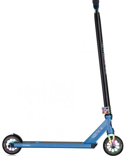 Тротинетка Globber stunt scooter - GS 900 deluxe, черна/синя - 2