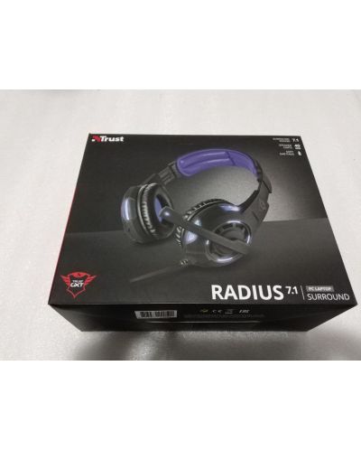 Гейминг слушалки Trust GXT 350 Radius - 7.1 Surround (разопакован) - 2