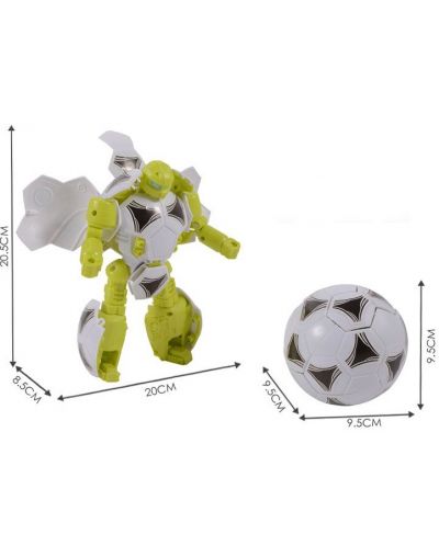 Трансформиращ се робот Raya Toys - Футболна топка - 6