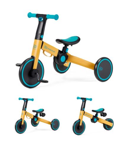 Триколка 3 в 1 KinderКraft - 4trike, Yellow - 2