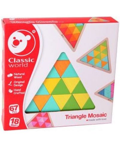Дървена мозайка Classic World – Триъгълник - 3