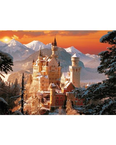 Пъзел Trefl от 3000 части - Зимен замък в Германия - 2