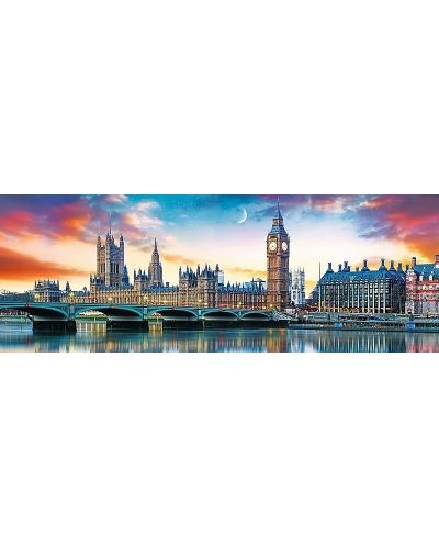 Панорамен пъзел Trefl от 500 части - Биг Бен, Лондон - 1