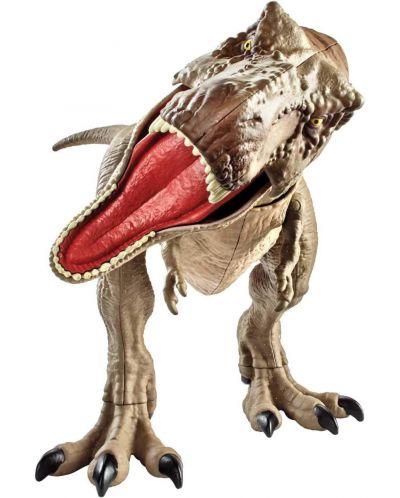 Екшън фигура Mattel Jurassic World - Тиранозавър Рекс Bite N Fight, с 2 бутона - 1