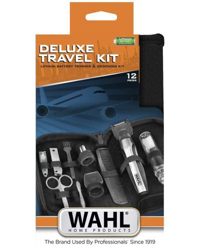 Тример Wahl - Travel Kit Deluxe, сив/черен - 4