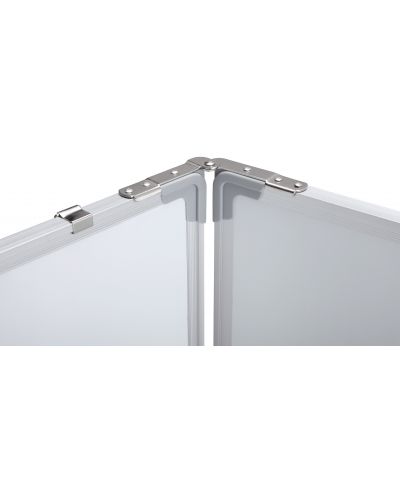 Тройна бяла дъска с алуминиева рамка Top Office - 120 x 480 cm - 2