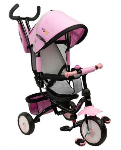 Триколка с родителски контрол Caretero Toyz - Timmy, розова - 1