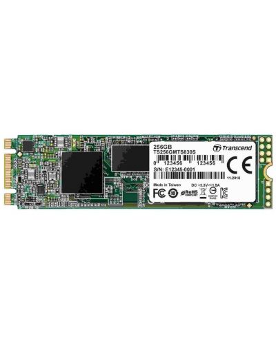 SSD памет Transcend - 830S, 256GB, M.2, SATA III - 3