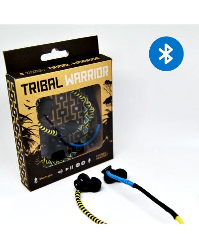 Слушалки Fusion Embassy Tribal Warrior - жълти/сини/черни - 1