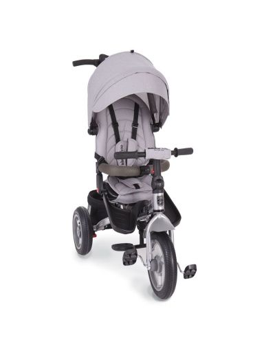 KikkaBoo Триколка Premio Air wheels Grey Melange