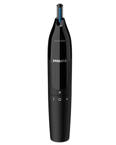 Тример за нос и уши Philips - Series 1000 NT1650/16, черен - 1