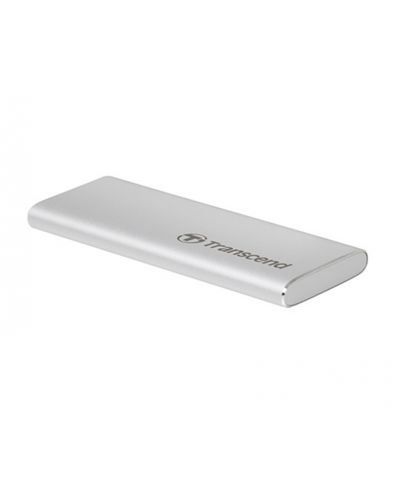 Външна SSD памет Transcend - TS480GESD240C, 480GB, USB 3.1, сребриста - 2