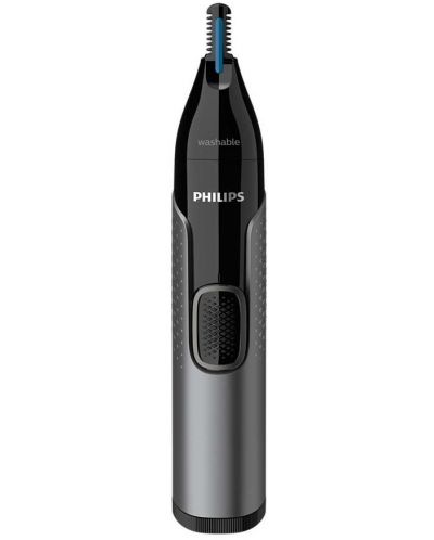 Тример за нос, уши и вежди Philips - Series 3000 NT3650/16, сив - 2