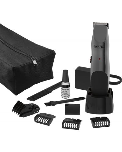 Тример за брада Wahl - Groomsman Rechargeable, черен - 2