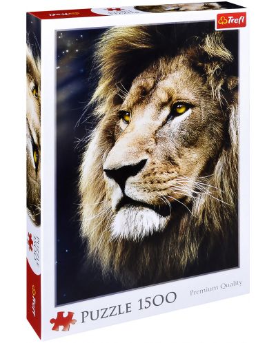 Пъзел Trefl от 1500 части - Портрет на лъв - 1