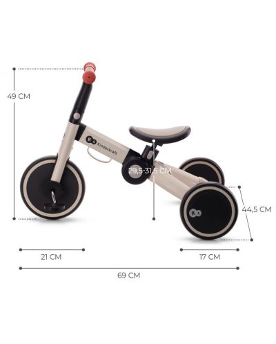 Триколка 3 в 1 KinderКraft - 4trike, Grey - 7