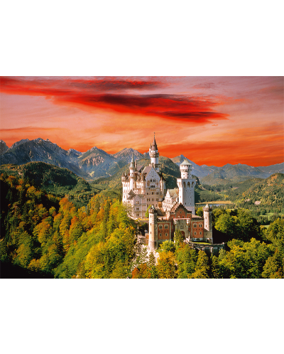Пъзел Trefl от 2000 части - Замък в Бавария - 2