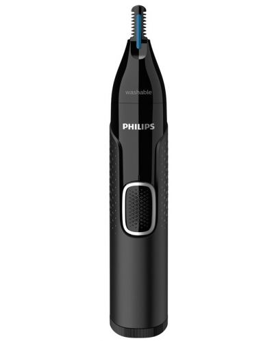 Тример за уши/нос/вежди Philips - Series 5000 NT5650/16, черен - 1