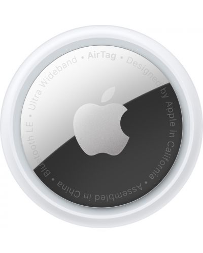 Тракер Apple - AirTag, бял/сребрист - 1